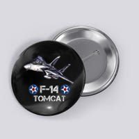 Vintage F14 Tomcat Fighter Jet Military Aviation Button