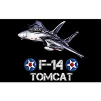 Vintage F14 Tomcat Fighter Jet Military Aviation Bumper Sticker