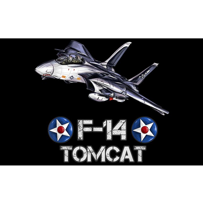 Vintage F14 Tomcat Fighter Jet Military Aviation Bumper Sticker