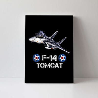 Vintage F14 Tomcat Fighter Jet Military Aviation Canvas