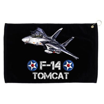 Vintage F14 Tomcat Fighter Jet Military Aviation Grommeted Golf Towel