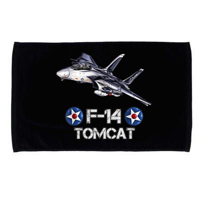 Vintage F14 Tomcat Fighter Jet Military Aviation Microfiber Hand Towel