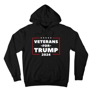 Veterans For Trump 2024 Hoodie