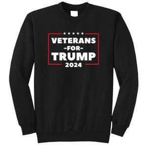 Veterans For Trump 2024 Sweatshirt