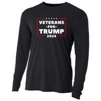 Veterans For Trump 2024 Cooling Performance Long Sleeve Crew