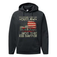 Voting For The Outlaw Trump 2024 Performance Fleece Hoodie