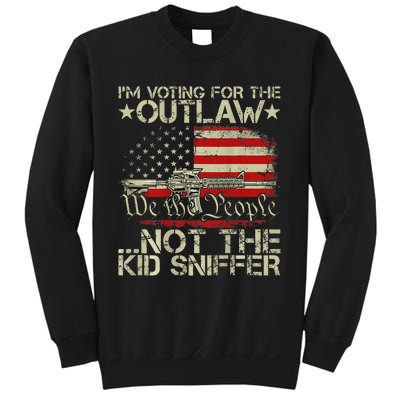 Voting For The Outlaw Trump 2024 Sweatshirt