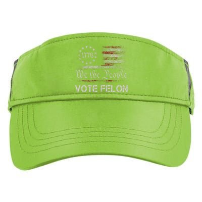 Vote Felon Trump 2024 45 And 47 Funny Vote For The Felon Adult Drive Performance Visor