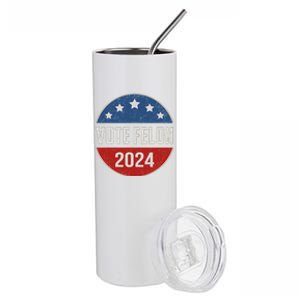 Vote Felon Trump 2024 45 And 47 Funny Vote For The Felon Stainless Steel Tumbler