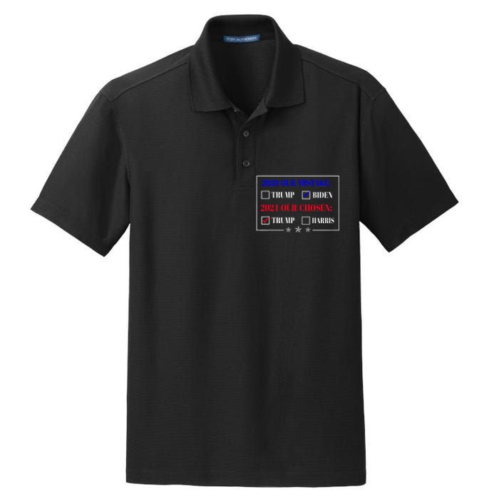 Vote For Trump Peace For Future! Dry Zone Grid Polo