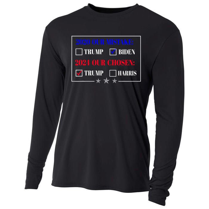 Vote For Trump Peace For Future! Cooling Performance Long Sleeve Crew