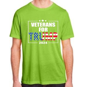 Veterans For Trump 2024 Pro American Troops Adult ChromaSoft Performance T-Shirt