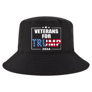 Veterans For Trump 2024 Pro American Troops Cool Comfort Performance Bucket Hat