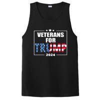 Veterans For Trump 2024 Pro American Troops PosiCharge Competitor Tank