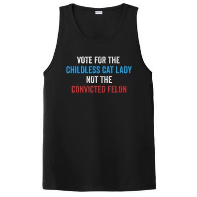 Vote For The Childless Cat Lady Not The Felon PosiCharge Competitor Tank