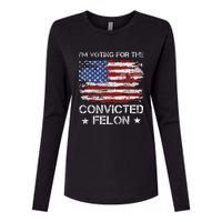 Voting For The Outlaw Not The Sniffer Womens Cotton Relaxed Long Sleeve T-Shirt