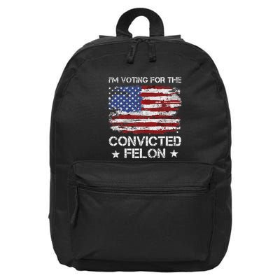 Voting For The Outlaw Not The Sniffer 16 in Basic Backpack
