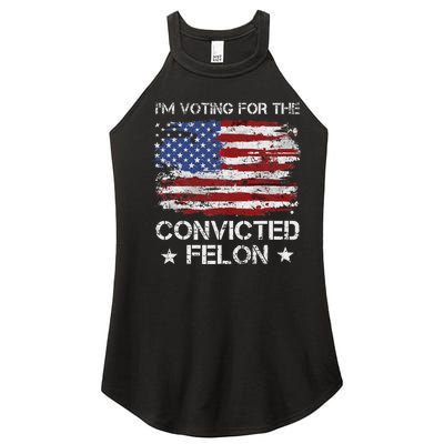 Voting For The Outlaw Not The Sniffer Women’s Perfect Tri Rocker Tank