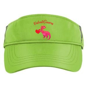 Valentisaurus Funny Tgiftrex Dinosaur Valentine's Day Gift Adult Drive Performance Visor