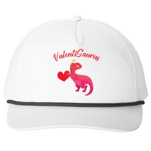 Valentisaurus Funny Tgiftrex Dinosaur Valentine's Day Gift Snapback Five-Panel Rope Hat