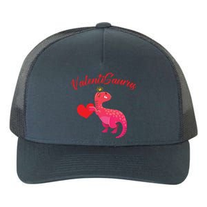 Valentisaurus Funny Tgiftrex Dinosaur Valentine's Day Gift Yupoong Adult 5-Panel Trucker Hat