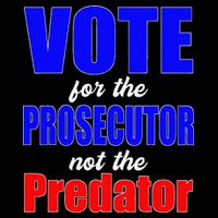 Vote For The Prosecutor Not The Predator Cooling Performance Crew T-Shirt
