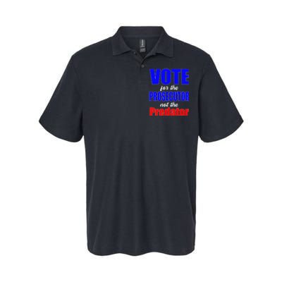 Vote For The Prosecutor Not The Predator Softstyle Adult Sport Polo