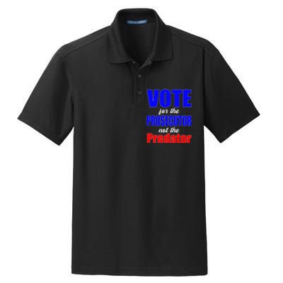 Vote For The Prosecutor Not The Predator Dry Zone Grid Polo