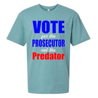 Vote For The Prosecutor Not The Predator Sueded Cloud Jersey T-Shirt