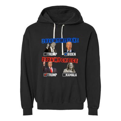 Vote For Trump! God Chose Trump To Restore Our Country Garment-Dyed Fleece Hoodie