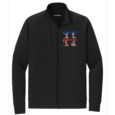 Vote For Trump! God Chose Trump To Restore Our Country Stretch Full-Zip Cadet Jacket