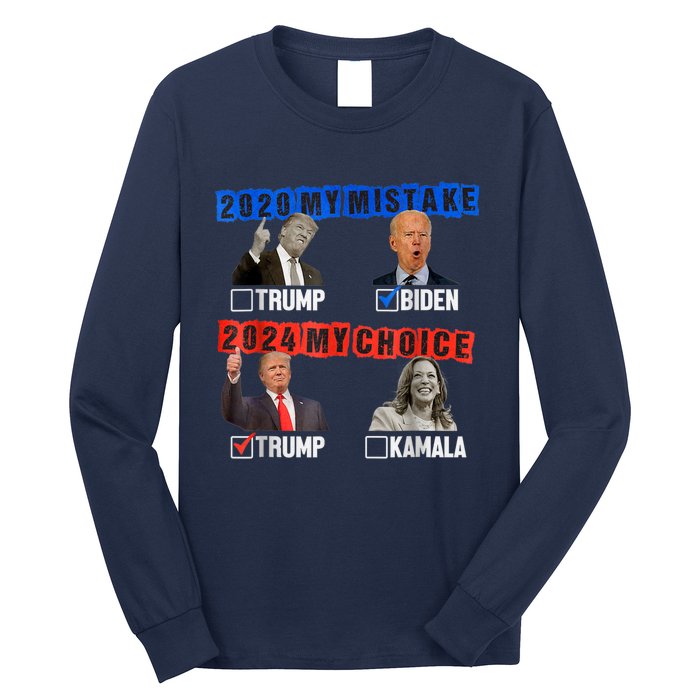 Vote For Trump! God Chose Trump To Restore Our Country Long Sleeve Shirt