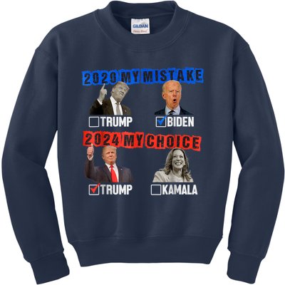 Vote For Trump! God Chose Trump To Restore Our Country Kids Sweatshirt