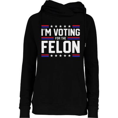 Voting For The Outlaw Not The Sniffer Womens Funnel Neck Pullover Hood