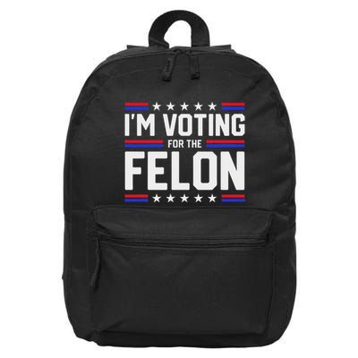 Voting For The Outlaw Not The Sniffer 16 in Basic Backpack