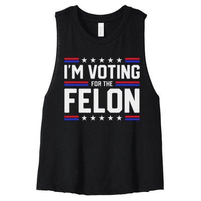 Voting For The Outlaw Not The Sniffer Women's Racerback Cropped Tank