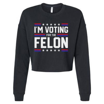 Voting For The Outlaw Not The Sniffer Cropped Pullover Crew