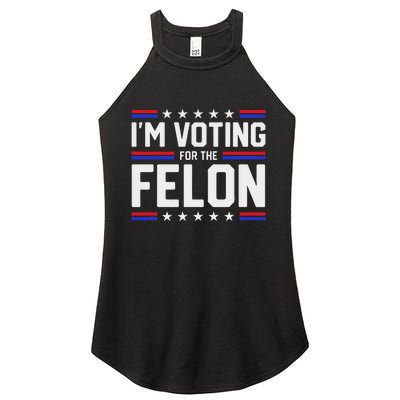 Voting For The Outlaw Not The Sniffer Women's Perfect Tri Rocker Tank