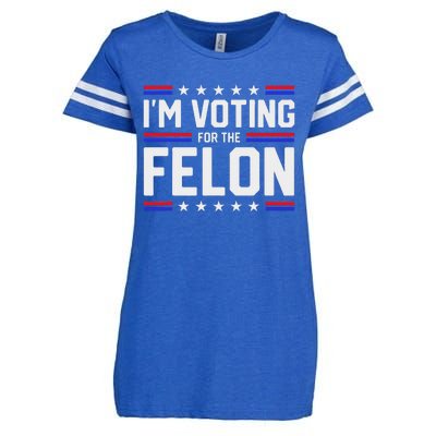 Voting For The Outlaw Not The Sniffer Enza Ladies Jersey Football T-Shirt