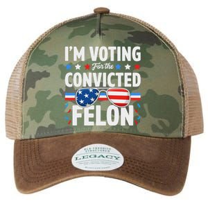 Voting For The Felon Trump 2024 Political Legacy Tie Dye Trucker Hat