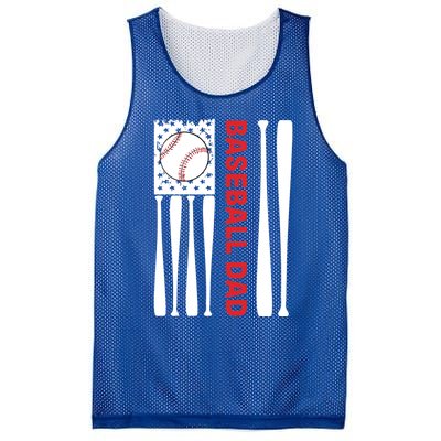 Vintage Flag Usa 4th Of July FatherS Day Baseball Dad Funny Gift Mesh Reversible Basketball Jersey Tank