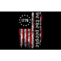 Vintage Flag Usa Old American Flag Patriotic 1776 We The People USA Bumper Sticker