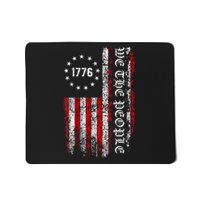 Vintage Flag Usa Old American Flag Patriotic 1776 We The People USA Mousepad