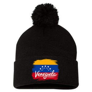 Venezuela Flag Venezuelan Pom Pom 12in Knit Beanie