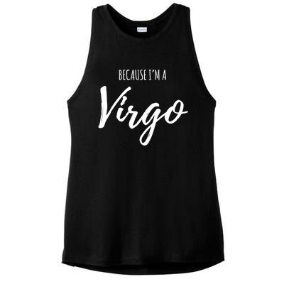 Virgo Funny Virgo Astrology Gift Funny Gift Ladies PosiCharge Tri-Blend Wicking Tank