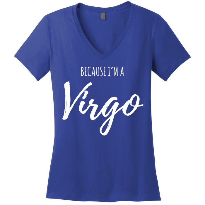 Virgo Funny Virgo Astrology Gift Funny Gift Women's V-Neck T-Shirt