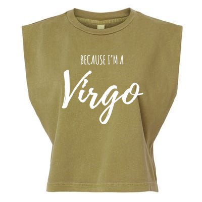 Virgo Funny Virgo Astrology Gift Funny Gift Garment-Dyed Women's Muscle Tee