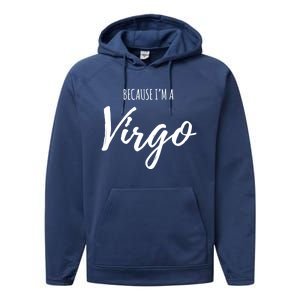 Virgo Funny Virgo Astrology Gift Funny Gift Performance Fleece Hoodie