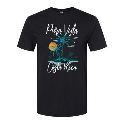 Vintage Family Vacation Costa Rica Pura Vida Beach Softstyle® CVC T-Shirt