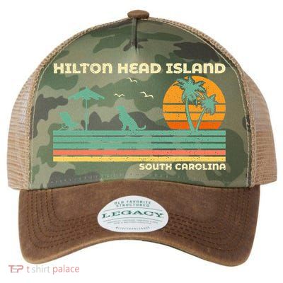 Vintage Family Vacation South Carolina Hilton Head Island Legacy Tie Dye Trucker Hat